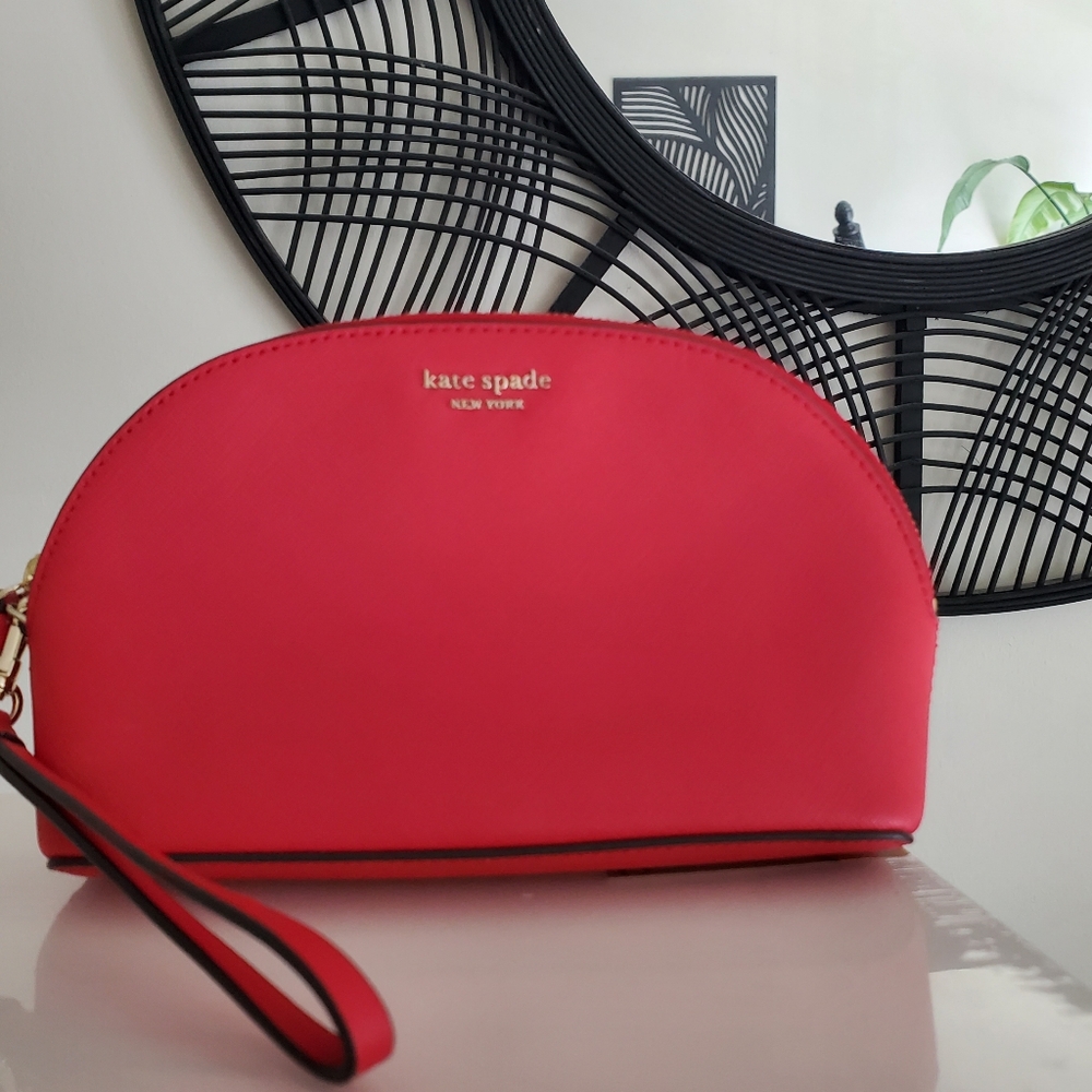 Kate Spade Makeup Bag Red